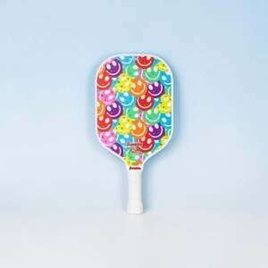 Franklin Youth Sized Polymer Pickleball Paddle Smiley Face Pattern